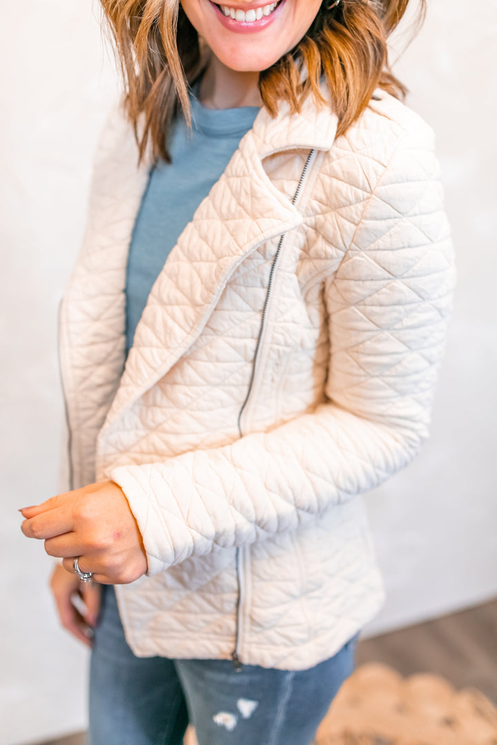 The Faith Quilted Jacket - One Eleven Olive Boutique