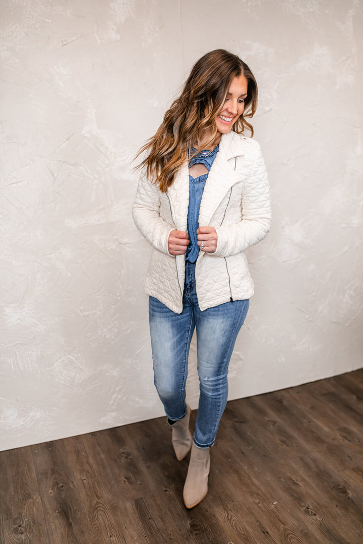 The Faith Quilted Jacket - One Eleven Olive Boutique