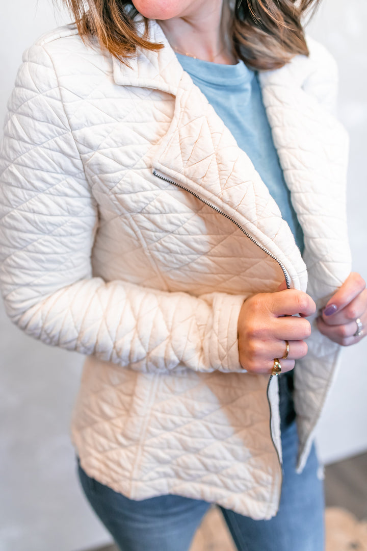 The Faith Quilted Jacket - One Eleven Olive Boutique