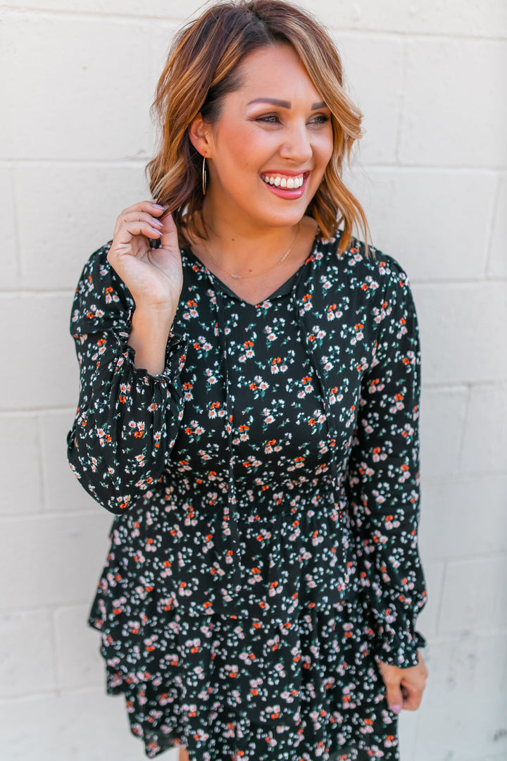 The Gabriella Floral Dress - One Eleven Olive Boutique
