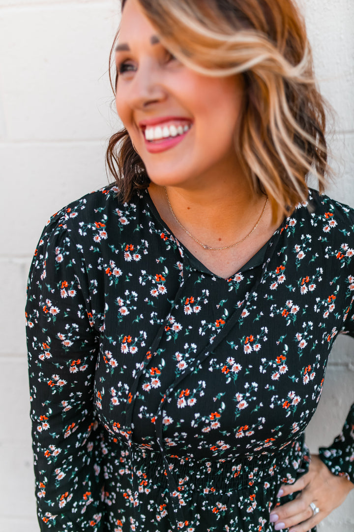 The Gabriella Floral Dress - One Eleven Olive Boutique