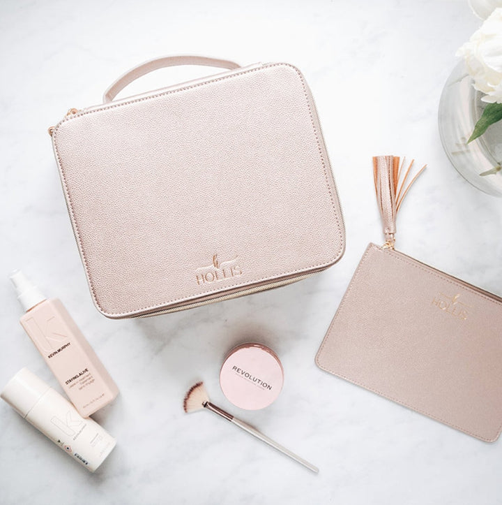The Jett Setter Makeup Case - [Hollis] - One Eleven Olive Boutique