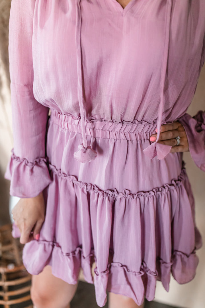 The Kamila Ruffle Dress - One Eleven Olive Boutique
