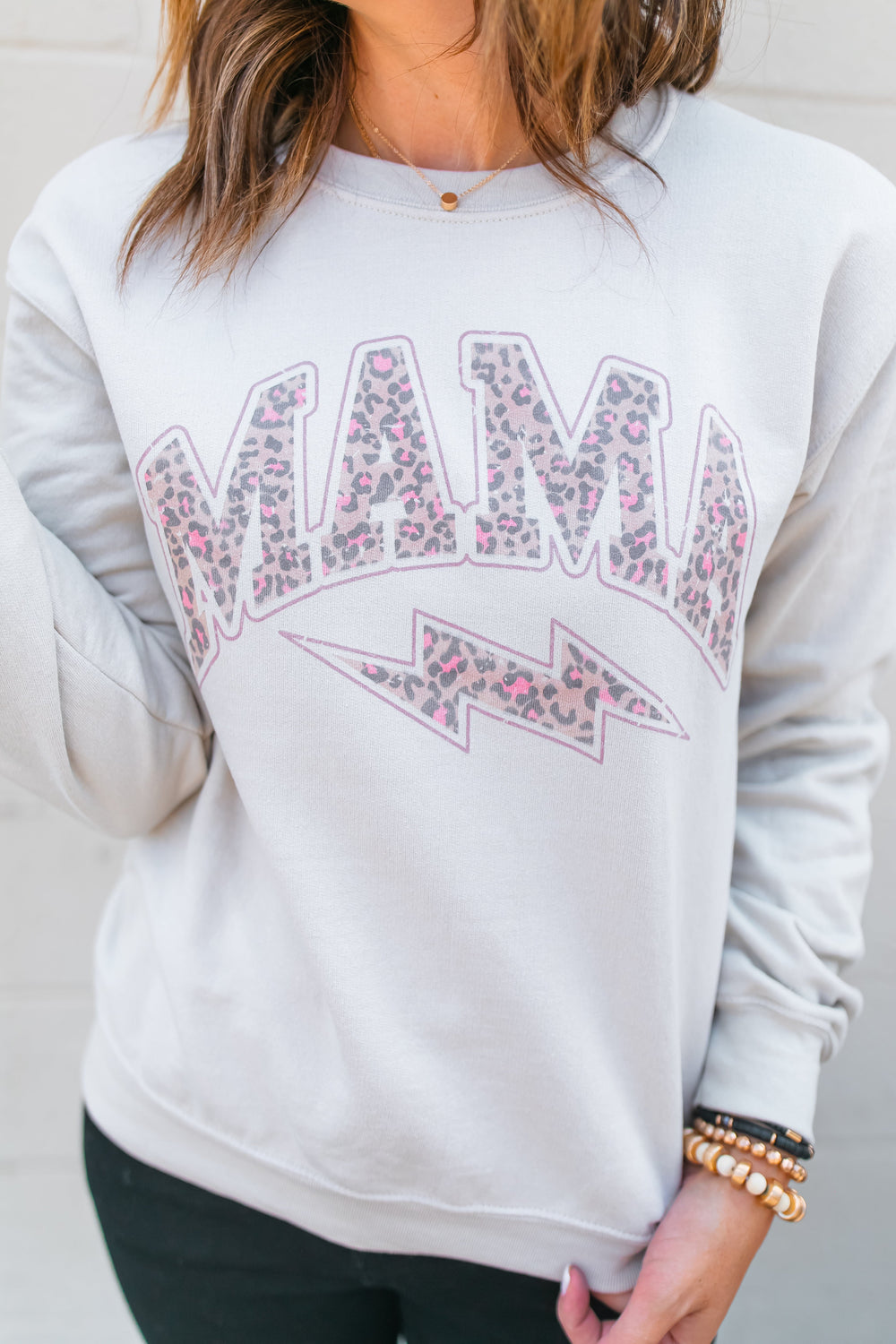 The Leopard Mama Sweatshirt - One Eleven Olive Boutique