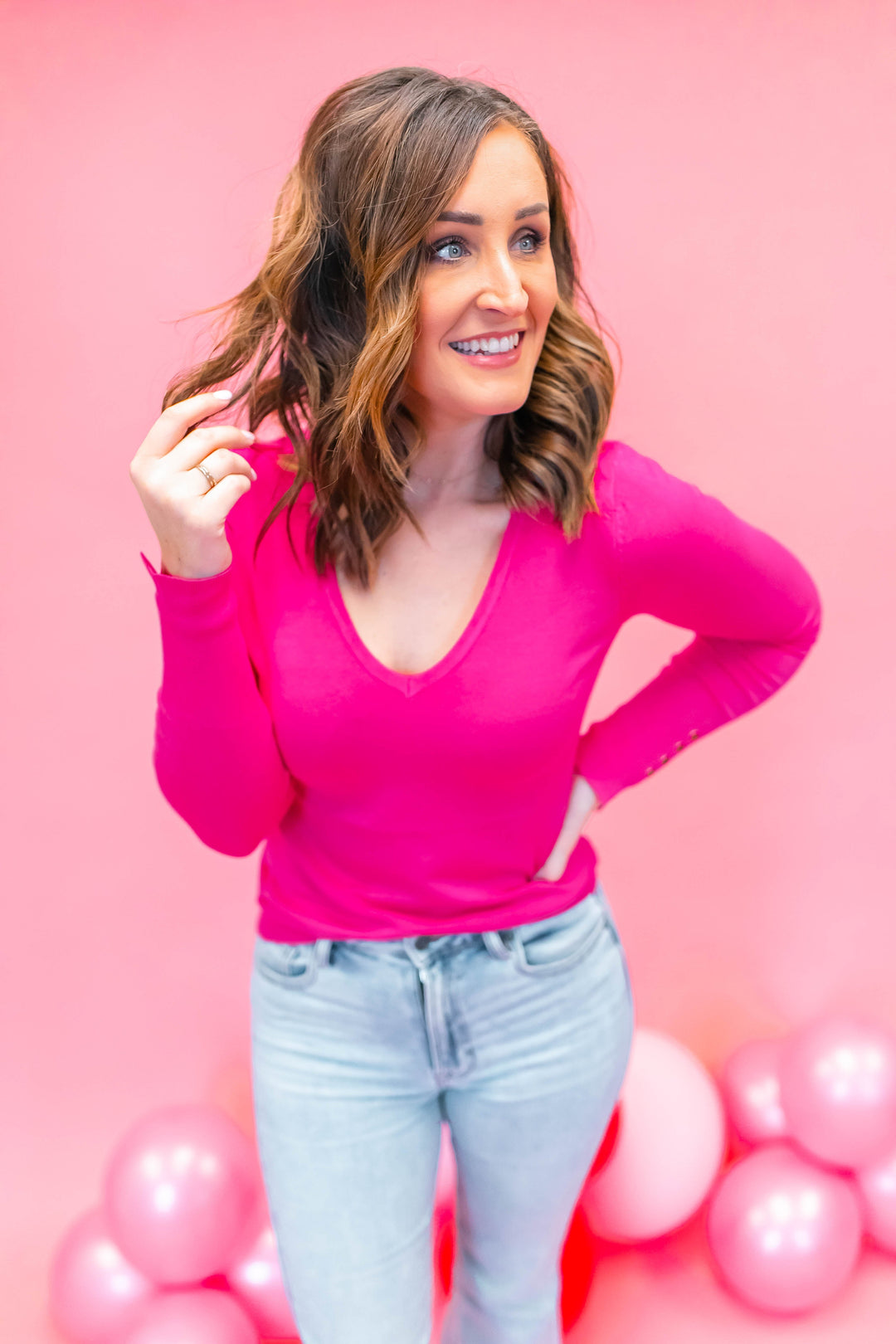 The Love Story Pink Top - One Eleven Olive Boutique