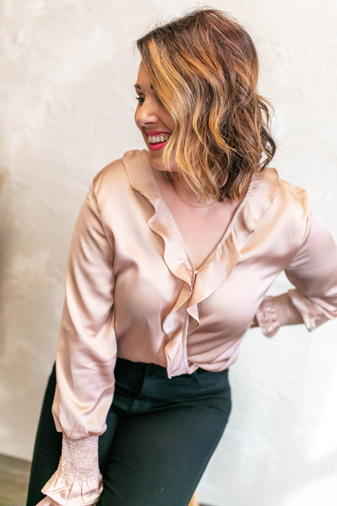 The Lucky One Blush Bodysuit - One Eleven Olive Boutique