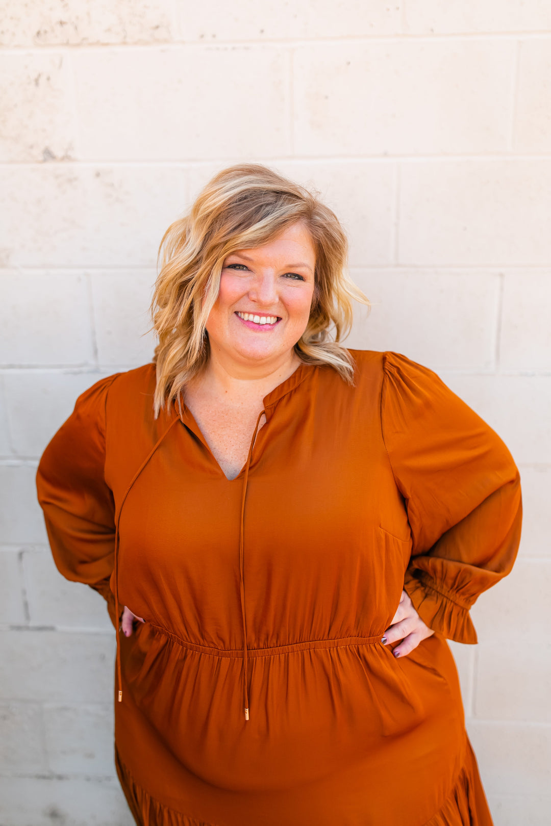 The Marlee Dress - Toffee (XS - 3XL) - One Eleven Olive Boutique