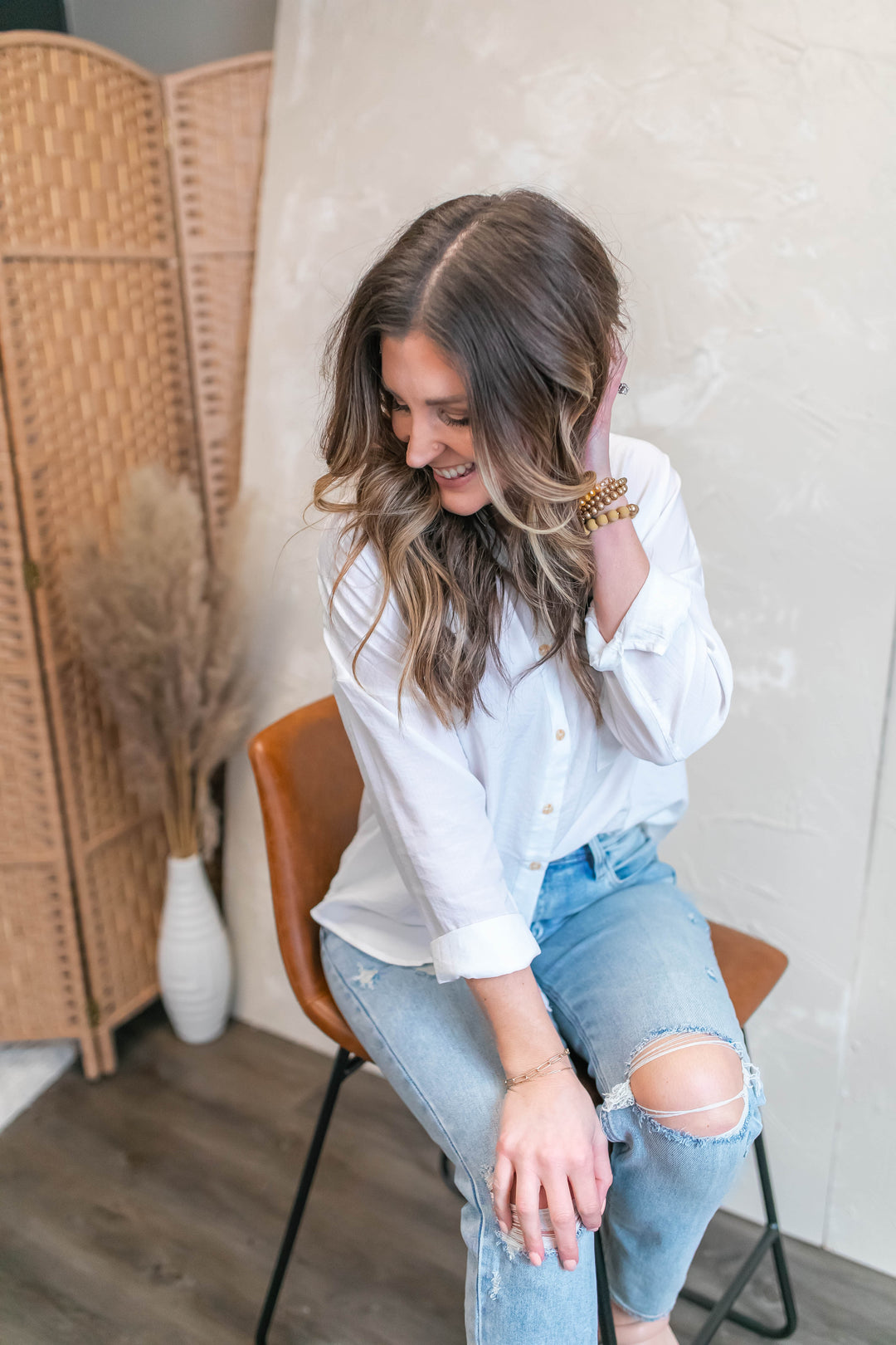 The One and Only Button Up - White - One Eleven Olive Boutique