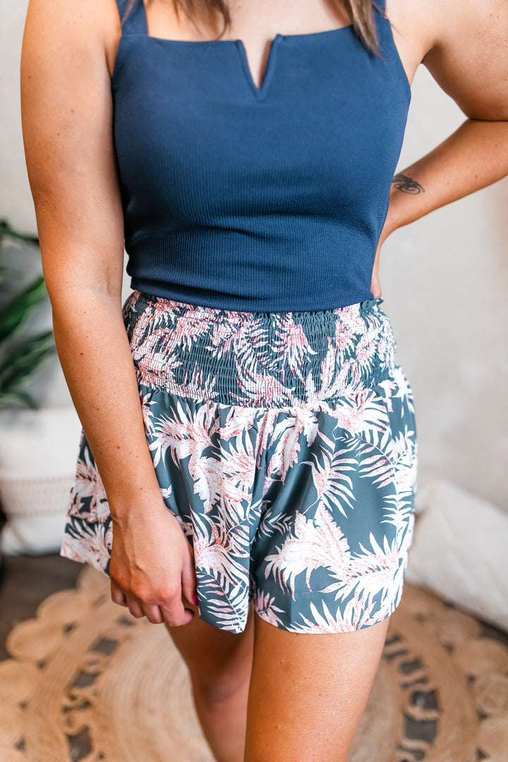 The Palm Breeze Shorts - One Eleven Olive Boutique