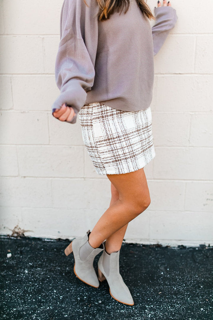 The Taupe Made for Walkin' Booties by Oasis Society - One Eleven Olive Boutique