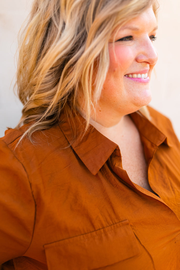 The Valerie Curvy Blouse - One Eleven Olive Boutique
