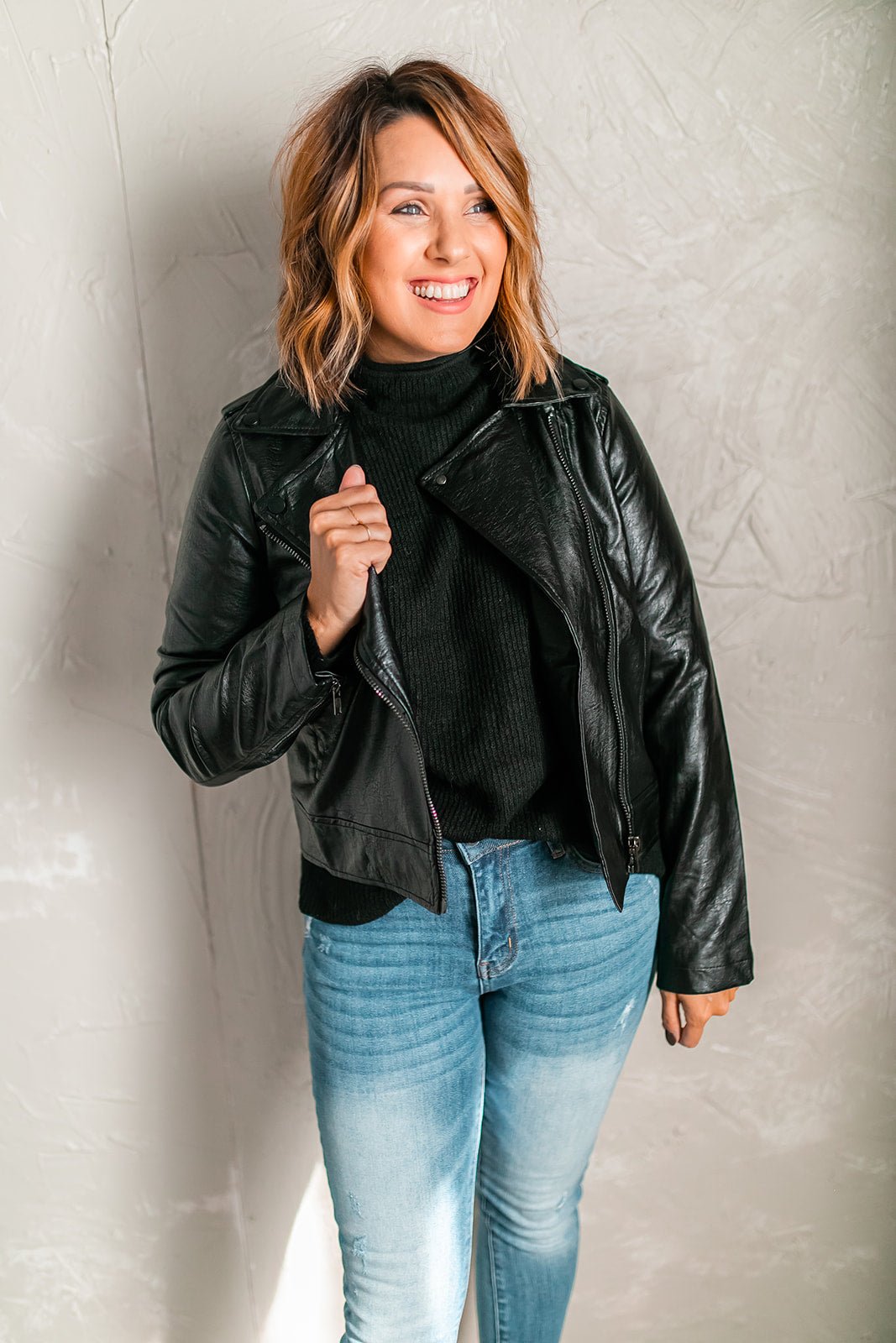 The Zayla Mockneck Sweater - One Eleven Olive Boutique