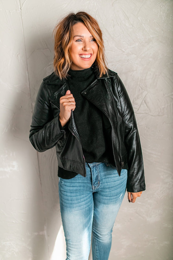 The Zayla Mockneck Sweater - One Eleven Olive Boutique
